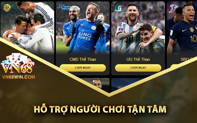 Hỗ trợ người chơi tận tâm