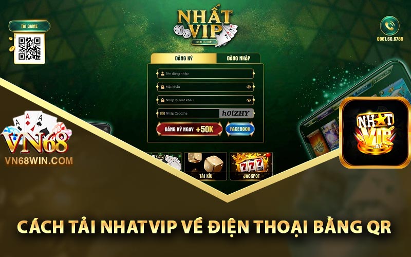 Cách tải Nhatvip về điện thoại bằng QR