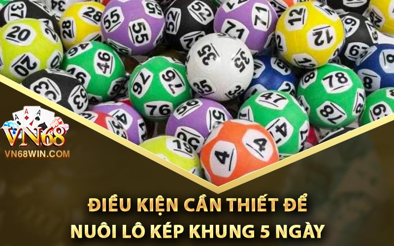Điều kiện cần thiết để nuôi lô kép khung 5 ngày